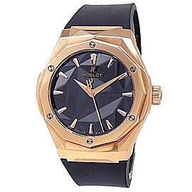 Hublot Classic Fusion Orlinski 18k Rose Gold Black Watch