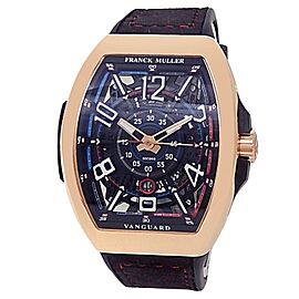 Franck Muller Vanguard Racing 18k Rose Gold Skeleton Watch