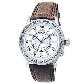 Longines Lindbergh Hour Angle Stainless Steel White Men's Watch