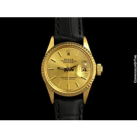 ROLEX DATEJUST (President) Ladies Vintage 18K Gold Watch