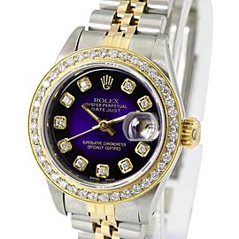 Purple Lady Datejust Diamond Dial Diamond Bezel 26mm Circa 1990' Watch