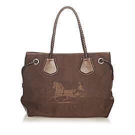 Celine Carriage Canvas Tote Bag