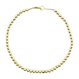 14K Yellow Gold Ball Bead Bracelet scevcfrt