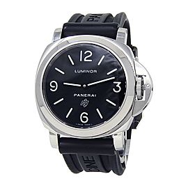 Panerai Historic Luminor Base Logo Stainless Steel Mechanical Men Watch