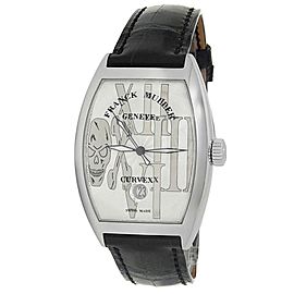 Franck Muller Cintree Curvex Stainless Steel Silver Watch