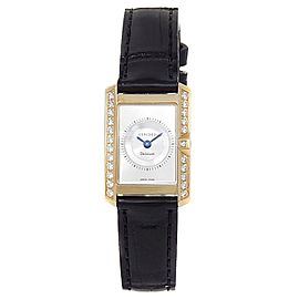 Concord Delirium 18k Yellow Gold Diamond Quartz Silver Ladies Watch 50.C1.1420.1