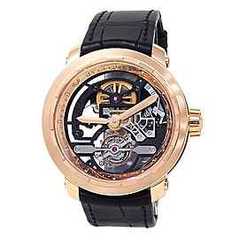 DeWitt Twenty 8 Eight Tourbillon 18k Rose Gold Manual Skeleton Watch