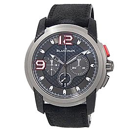 Blancpain L-Evolution Titanium Leather Auto Black Men's Watch