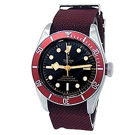 Tudor Heritage Black Bay Stainless Steel Fabric Auto Black Men's Watch