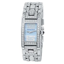 Audemars Piguet Promesse 18k White Gold Diamonds Blue Watch 67346BC.Z.1171BC.04