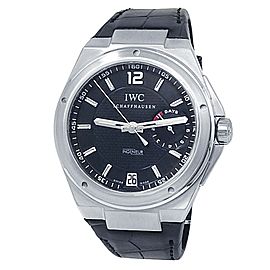 IWC Big Ingenieur Stainless Steel Black Leather Auto Black Men's Watch