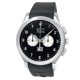 Zenith Grande Class Stainless Steel Auto Black Men's Watch