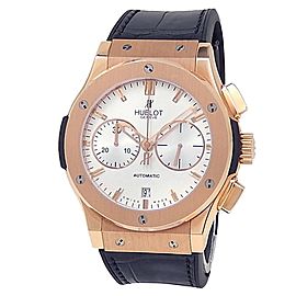 Hublot Classic Fusion 18k Rose Gold Automatic Silver Men's Watch