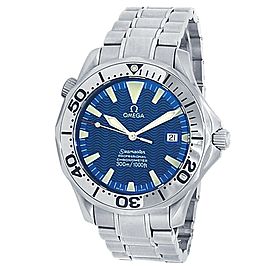 Omega Seamaster Stainless Steel Automatic Blue Men's Watch