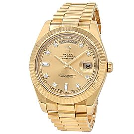 Rolex Day-Date II 18k Yellow Gold President Auto Champagne Men's Watch