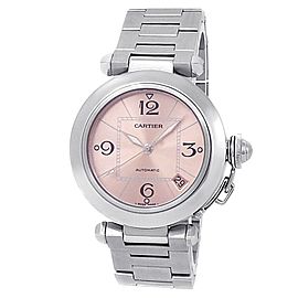 Cartier Pasha C Stainless Steel Automatic Pink Ladies Watch