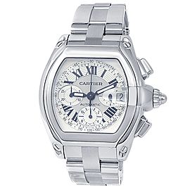 Cartier Roadster XL Stainless Steel Automatic Silver Men's Watch