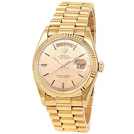 Rolex Vintage Day-Date 18k Rose Gold President Auto Champagne Men's Watch