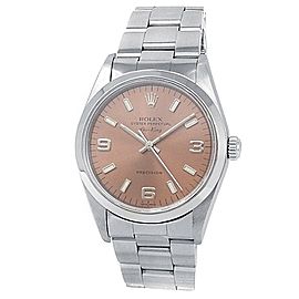 Rolex Air-King Stainless Steel Oyster Automatic Salmon Men's Watch