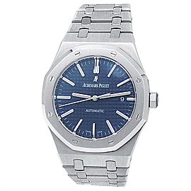 Audemars Piguet Royal Oak Stainless Steel Blue Men's Watch