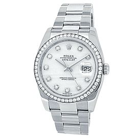 Rolex Datejust Stainless Steel Diamonds Mother of Pearl Ladies Watch