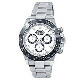 Rolex Daytona Stainless Steel Oyster Automatic White Men's Watch