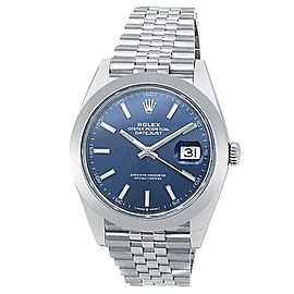 Rolex Datejust Stainless Steel Jubilee Automatic Blue Men's Watch