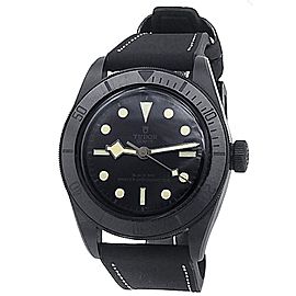 Tudor Black Bay Black Ceramic Rubber Automatic Black Men's Watch M79210CNU-0001