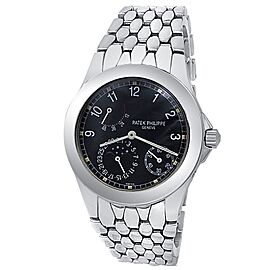 Patek Philippe Neptune Power Reserve Stainless Steel Black Men's Watch