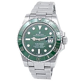 Rolex Submariner Hulk Stainless Steel Oyster Auto Green Men's Watch