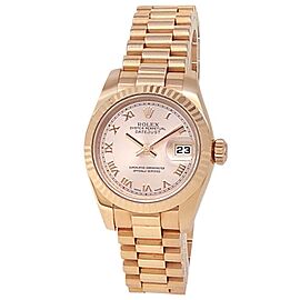 Rolex Datejust 18k Rose Gold President Automatic Pink Watch