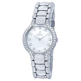 Ebel Beluga Stainless Steel Quartz Mother of Pearl Ladies Watch