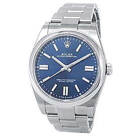 Rolex Oyster Perpetual Stainless Steel Oyster Automatic Blue Men's Watch