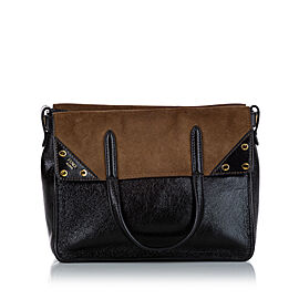 Fendi Fendi Flip Leather Satchel