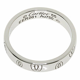 CARTIER 18K white Gold Ring US (7) LXGQJ-675