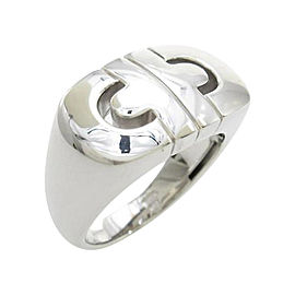 Bulgari 750 White Gold Parenteshi Ring