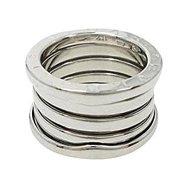 Bulgari B zero1 750 White Gold Band Ring