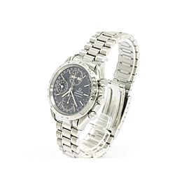 Omega Speedmaster Triple Date Stainless Steel Automatic Mens Watch