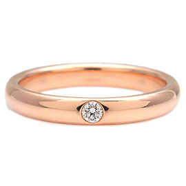 HARRY WINSTON Round Marriage Ring 1P Diamond Rose Gold US6