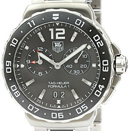 TAG HEUER Formula 1 Grand Date Alarm Steel Mens Watch WAU111C LXGoodsLE-254