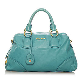 Miu Miu Leather Satchel