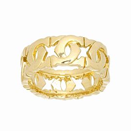 Cartier 18K Yellow Gold 2C Entrelaces Ring