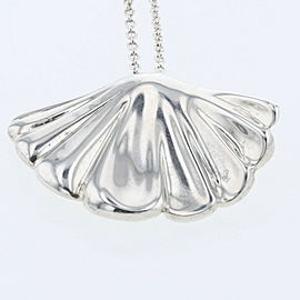 TIFFANY & Co 925 Silver Shell motif seashell Necklace LXGBKT-1131