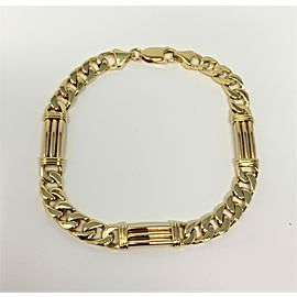 14K Yellow Gold Cuban Curb Link Bracelet