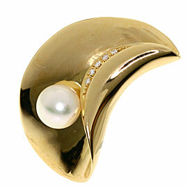 TASAKI 18K Yellow Gold Brooch