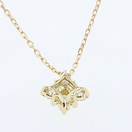 AHKAH 18K Yellow Gold Diamond Necklace LXGBKT-1154