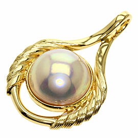 TASAKI 18k Yellow Gold Pearl Pendant LXGQJ-1188