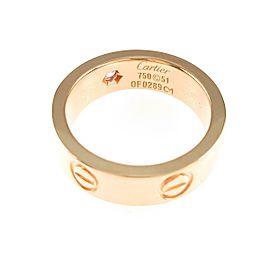 Cartier 18K Pink Gold Love Ring LXGYMK-240