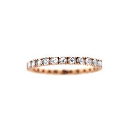 18k Rose Gold and Diamond Ring