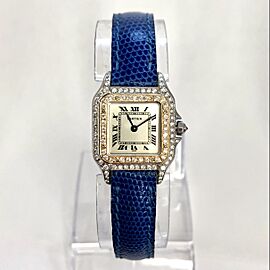 CARTIER PANTHERE 22mm Quartz 18K Gold & Steel DIAMOND Watch